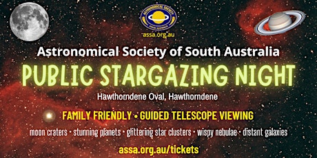 Primaire afbeelding van Public Stargazing Night | Southern Metro