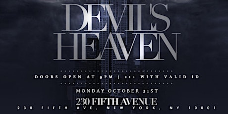 Devil's Heaven Halloween @ 230 Fifth  primärbild