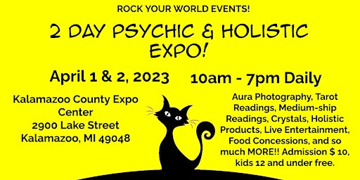 Psychic & Holistic Expo in Kalamazoo!