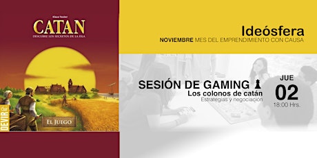 Imagen principal de Sesión de gaming: Colonos de Catán