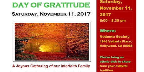 SCCPWR Day of Gratitude 2017 primary image