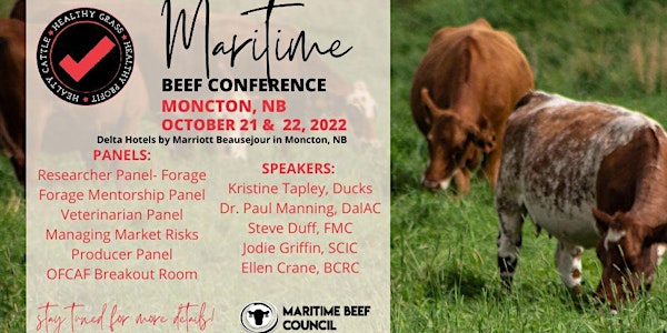 2022 Maritime Beef Conference/Congrès du Conseil du boeuf des Maritimes