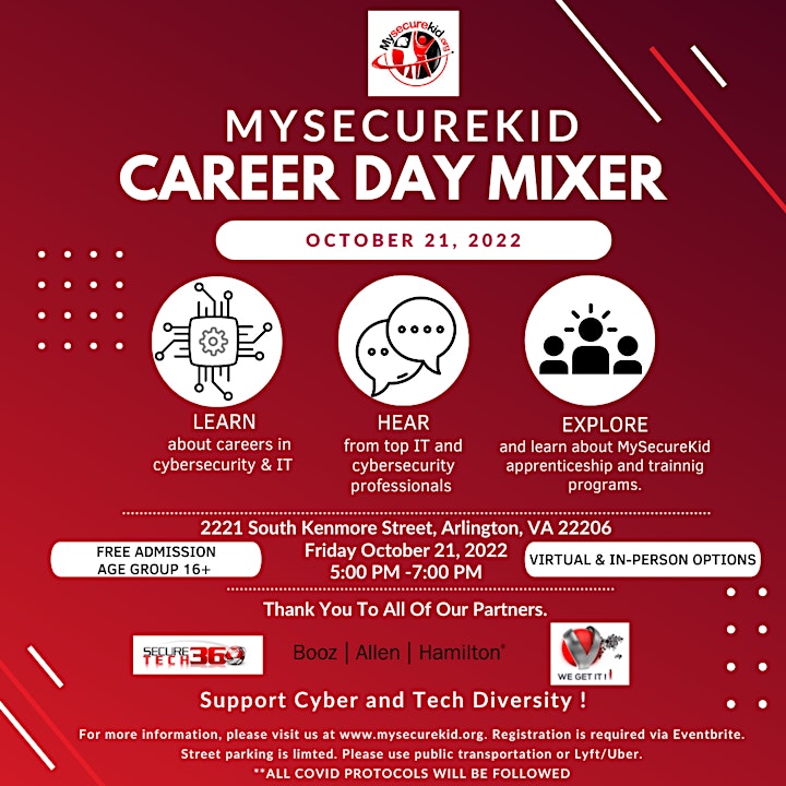 MySecureKid Career Day Mixer image