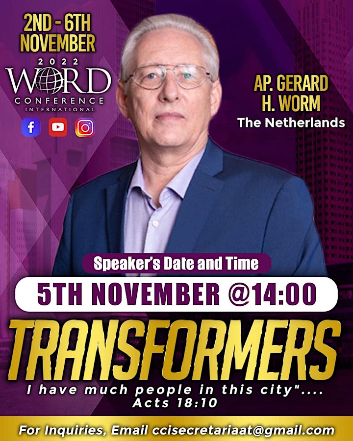 Afbeelding van Word Conference 2022: Transformers (Session 1 & 2)