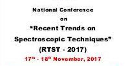 National Conference on “Recent Trends on Spectroscopic Techniques” dated 17th -18th November 2017 primary image