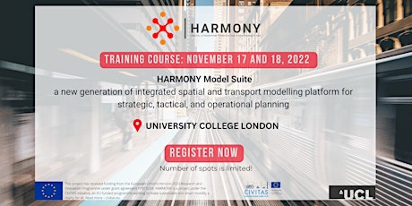 Imagen principal de University College London - Training Course: HARMONY