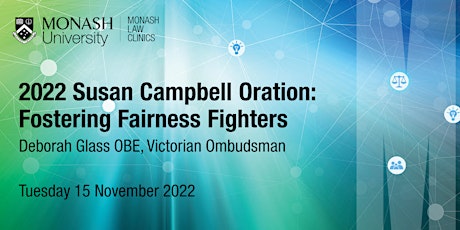 2022 Susan Campbell Oration: Fostering Fairness Fighters primary image