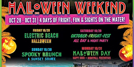 OKTOBER-FRIGHT-FEST: HALLOWEEN 10/28-10/31 - *FEAR ON THE PIER* - 4 DAYS! primary image