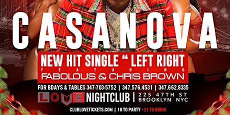 THE WISHLIST NYC BIGGEST CHRISTMAS EVE PARTY w/CASANOVA SUN DEC 24TH AT LOVE 18+  primary image