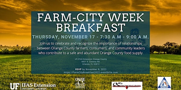 Farm-City Week Breakfast 2022