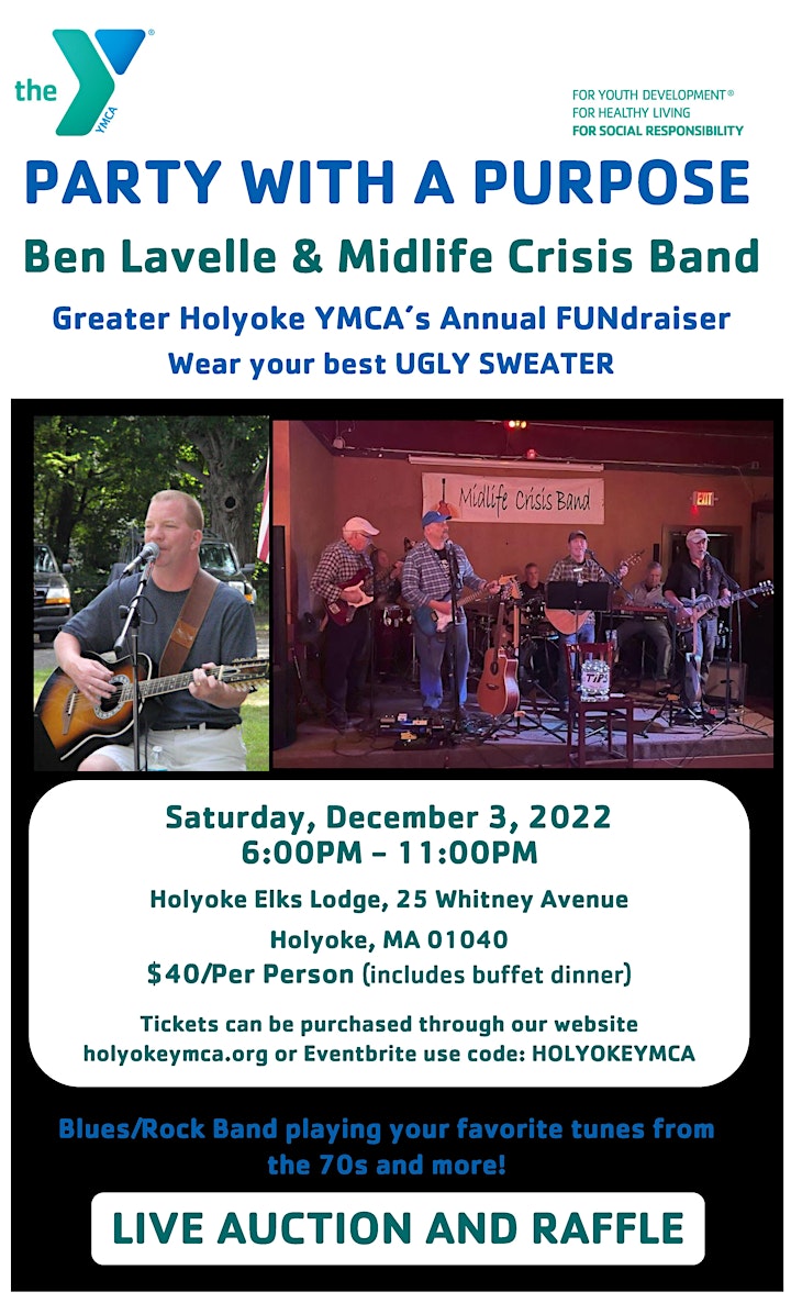 Holyoke YMCA's Party With A Purpose FUNdraiser image