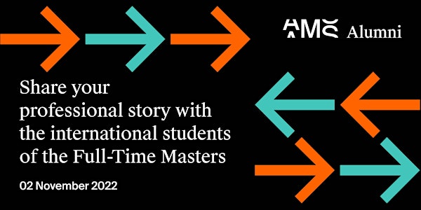 Share your professional story with the international students of the FTM