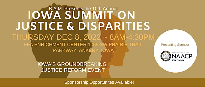 Iowa Summit on Justice & Disparities 2022 image