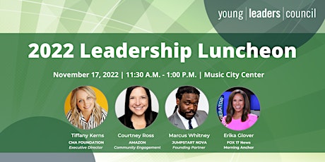 Image principale de Young Leaders Council - 2022 Leadership Luncheon