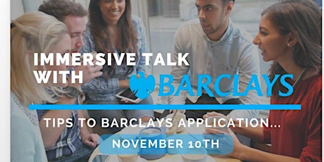 Immersive Talk with Barclays primary image