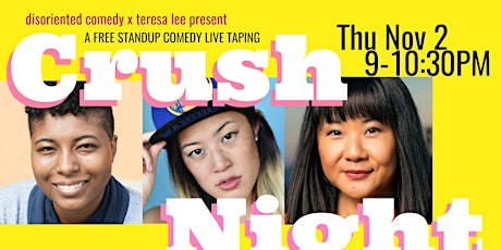 CRUSH NIGHT standup comedy - free live recording primary image