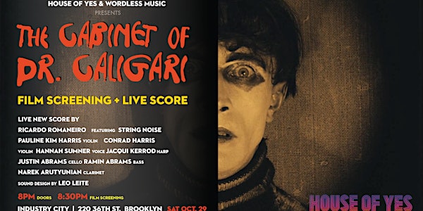The Cabinet of Dr. Caligari: Screening and Live Score
