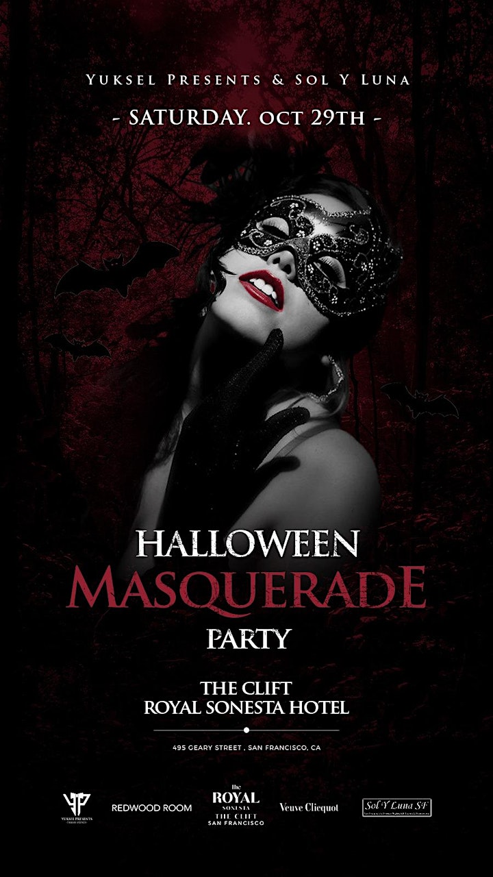 HALLOWEEN MASQUERADE PARTY at THE CLIFT HOTEL image