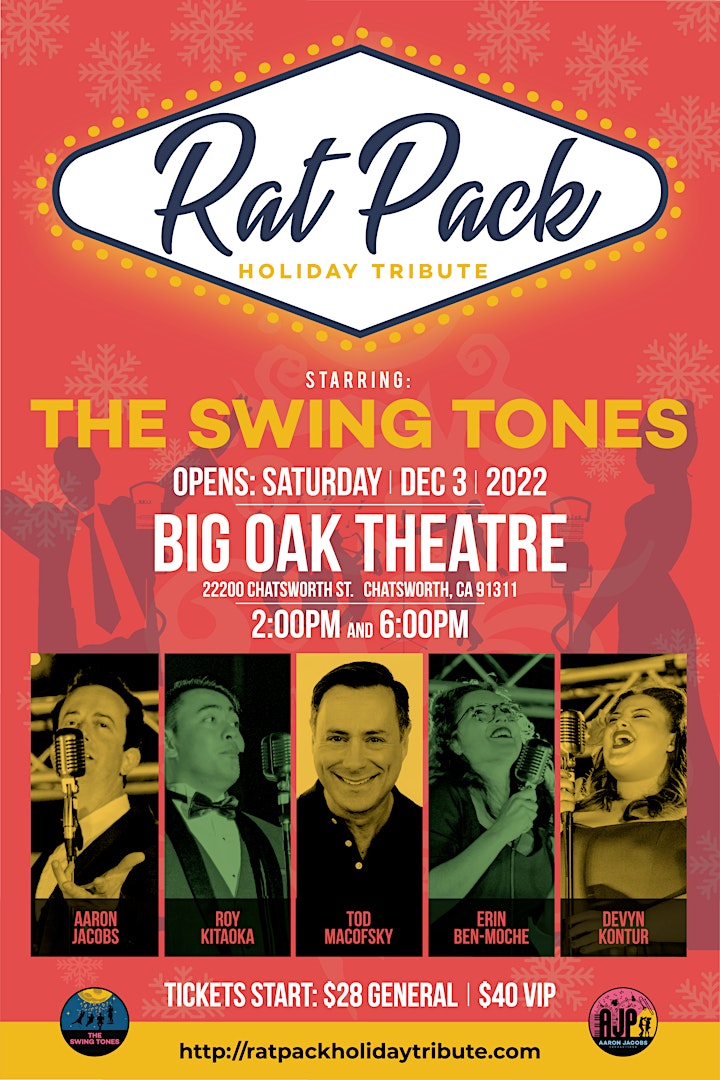 Rat Pack Holiday Tribute Show image