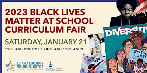 2023 D.C. Area Black Lives Matter at School Curriculum Fair