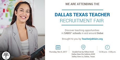 SABIS are in Dallas for the teacherjobsfairs.org Recruitment Fair primary image