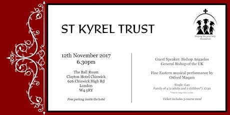 Imagem principal do evento St Kyrel Trust Annual Dinner