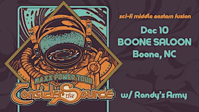 Consider The Source w/ Randy's Army @ Boone Saloon (21+)
