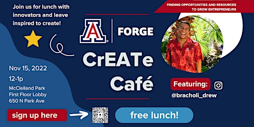 November CrEATe Cafe  with Brach Drew primary image