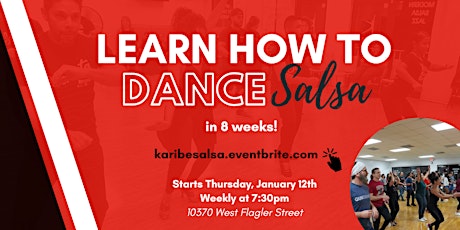 Beginners: Learn how to dance Salsa in 8 weeks!