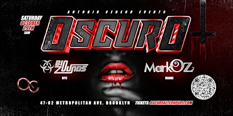 Imagen principal de OSCURO HALLOWEEN After Hours  Beats by BIO ZOUNDS + MARK OZ