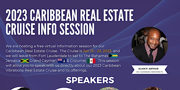 2023 Caribbean Rea Estate Cruise Info Session - East End Edition