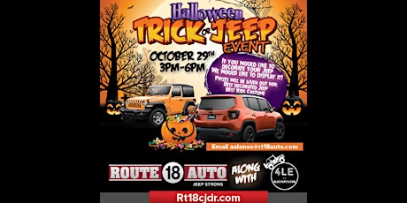 Route 18 Chrysler Jeep Dodge Ram Presents HALLOWEEN TRICK OR JEEP EVENT!