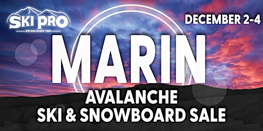 Marin Avalanche Ski & Snowboard Sale December 2-4, 2022