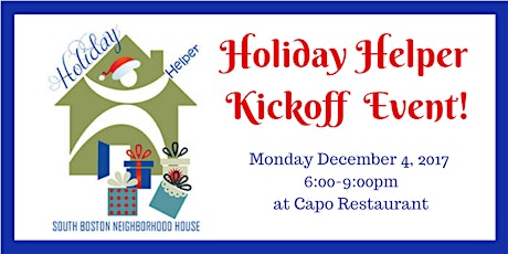 SBNH Holiday Helper Kickoff Event!