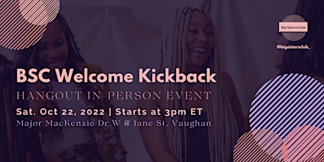 In-Person Event: BSC Welcome Kickback primary image