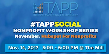 #TappSocial Series: Tapp into HubSpot For Nonprofits primary image