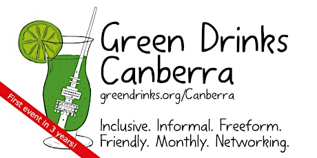 Image principale de Green Drinks Canberra November 2022 : first event in 3 years!