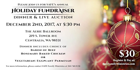 Safe Family Ministries Fundraiser 2017 primary image