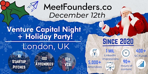 Venture Capital Night + Holiday Party (London)  In-Person Event