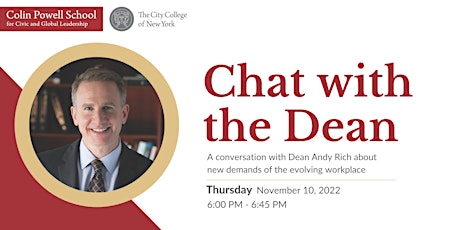 Chat with the Dean primary image