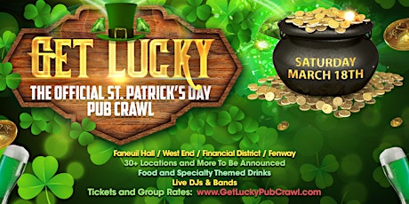Boston's Original Get Lucky Bar Crawl!