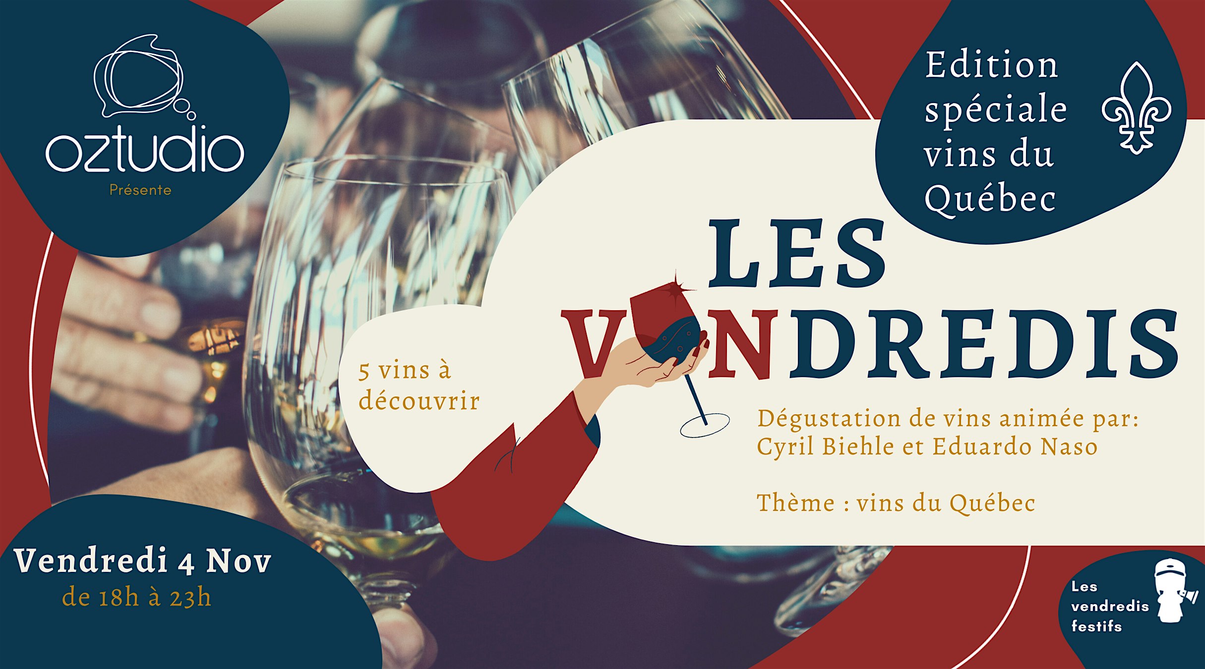 Les VINDREDIS d’Oztudio – édition spéciale vins du Québec