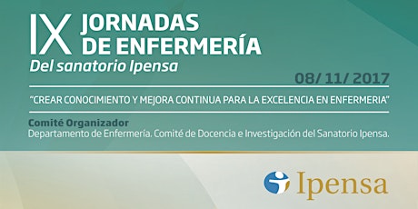 Imagen principal de IX JORNADAS DE ENFERMERIA del Sanatorio Ipensa