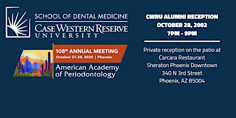 Immagine principale di CWRU Alumni Reception - American Academy of Periodontology Annual Meeting 