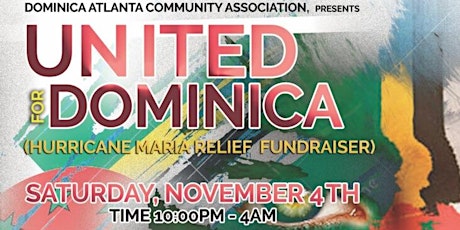 United For Dominica 'Hurricane Maria Relief Fundraiser' primary image