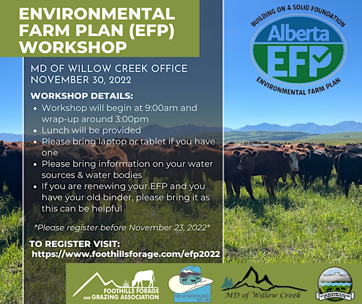 Environmental Farm Plan (EFP) Workshop- Claresholm image
