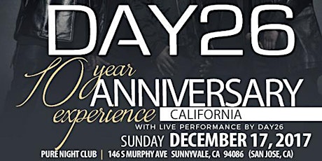 Day26 10 Year Anniversary Concert California primary image