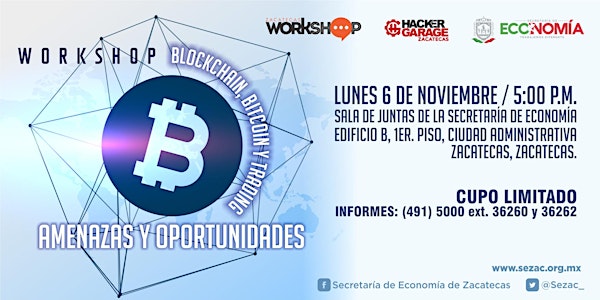 Workshop "Blockchain, Bitcoin y Trading amenazas y oportunidades."