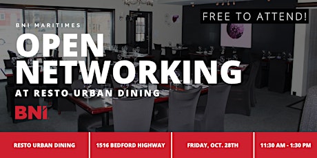 Open Networking Lunch at Resto Urban Dining!