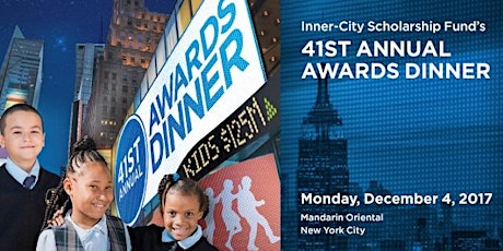 Inner-City Scholarship Fund 41st Annual Awards Dinner primary image